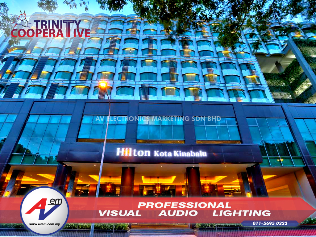 Hilton Kota Kinabalu invest 2 set of portable PA sound system consists